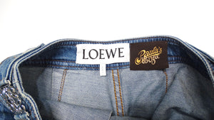 Loewe Paula Ibiza's Denim Anagram Mini Skort