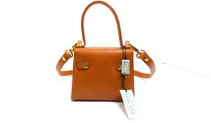 Francesco Rogani Mini Leather Top Handle Crossbody Bag