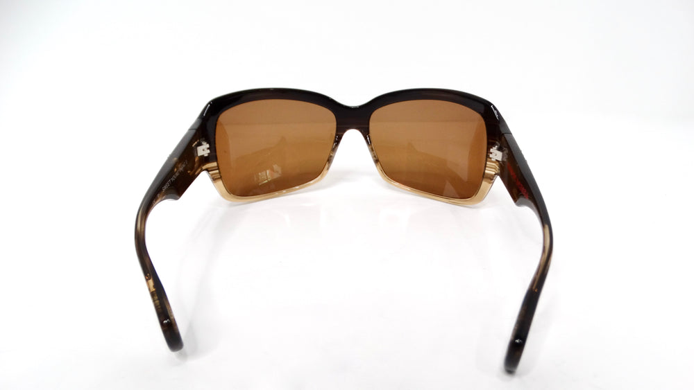 Y2K Chrome Hearts Sweet Young Thang II Oversized Brown Acetate Sunglasses
