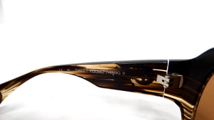 Y2K Chrome Hearts Sweet Young Thang II Oversized Brown Acetate Sunglasses