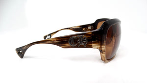 Y2K Chrome Hearts Sweet Young Thang II Oversized Brown Acetate Sunglasses