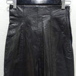 Michael Hoban 1980s Black Leather Pants