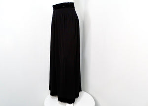 Chanel 2007 Black Pleated Skirt