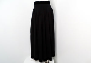 Chanel 2007 Black Pleated Skirt