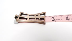 Vintage Modernist Abstract Solid Sterling Silver Pendant