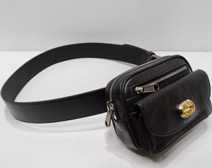 Gucci Fluffy Calfskin Mini Morpheus Belt Bag Black