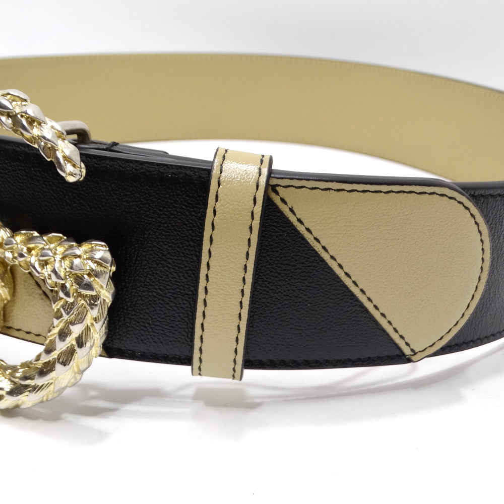 Gucci GG Marmont Diagonal Quilted Leather Belt