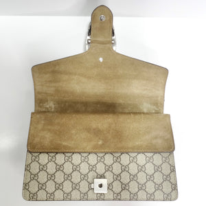 Gucci GG Supreme Monogram Suede Dionysus Shoulder Bag
