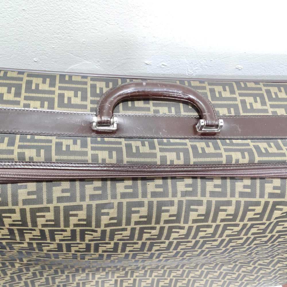Fendi 1980s Zucca Monogram Suitcase