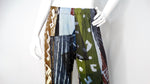 Issey Miyake 1990s Pleats Please Abstract Multicolor Pleated Print Pants