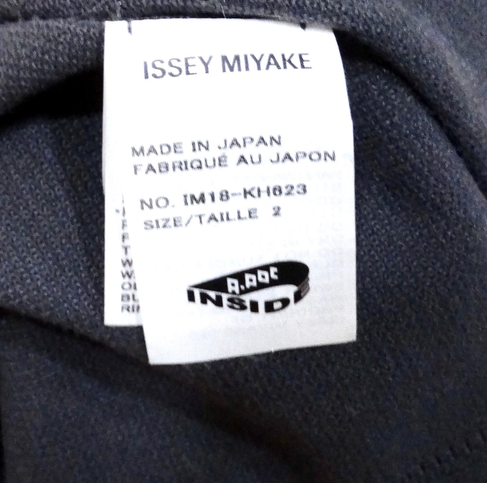 Issey Miyake A-POC Grey Knit T-Shirt Dress