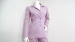 1980s Thierry Mugler Couture Light Purple Blazer & Pant Suit Set