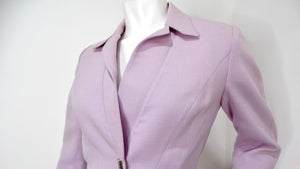 1980s Thierry Mugler Couture Light Purple Blazer & Pant Suit Set