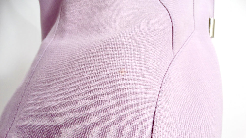 1980s Thierry Mugler Couture Light Purple Blazer & Pant Suit Set