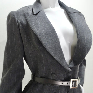 Thierry Mugler Couture 1990s Blazer, Skirt and Belt Set