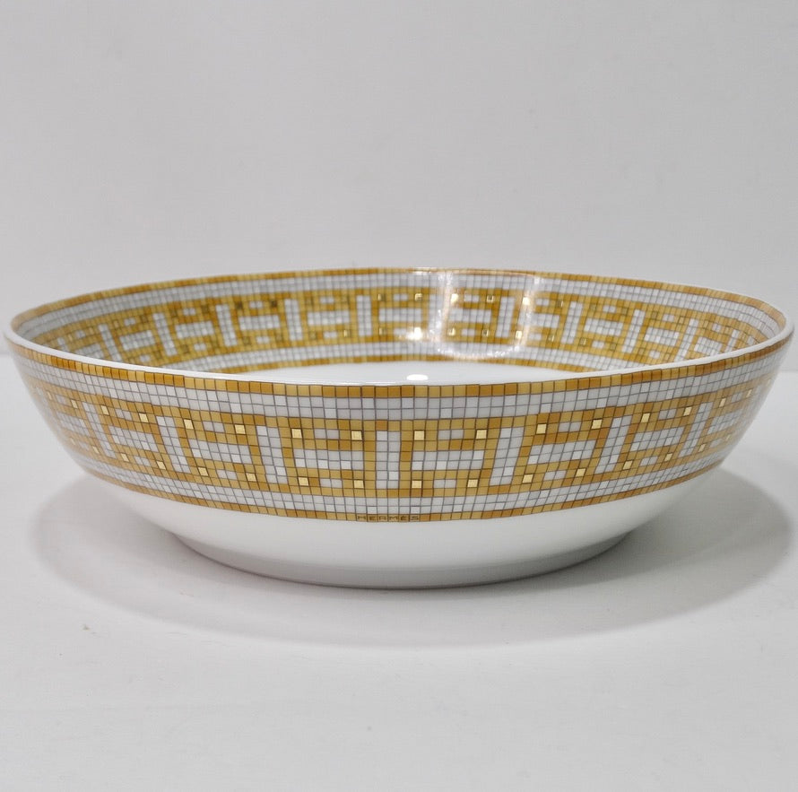 Hermes Mosaique 24 Gold Cereal Bowl