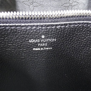 Authentic Louis Vuitton Black Mahina Perforated Calfskin Leather
