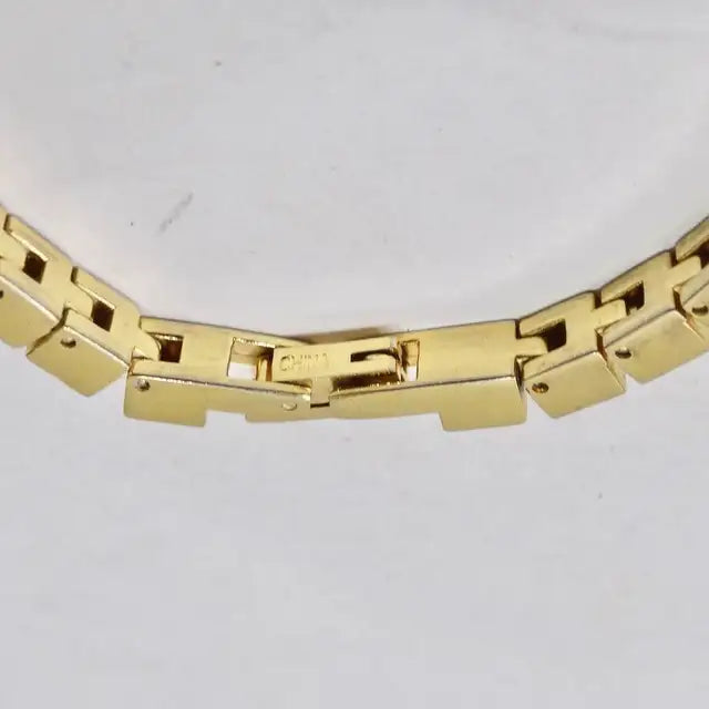 1980s 18K Gold Plated Tennis Bracelet