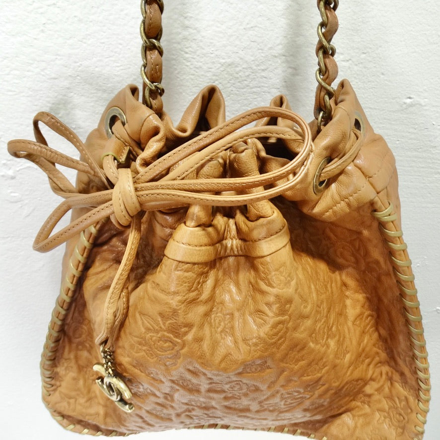 Brown And Camelia Leather Hobo Bags
