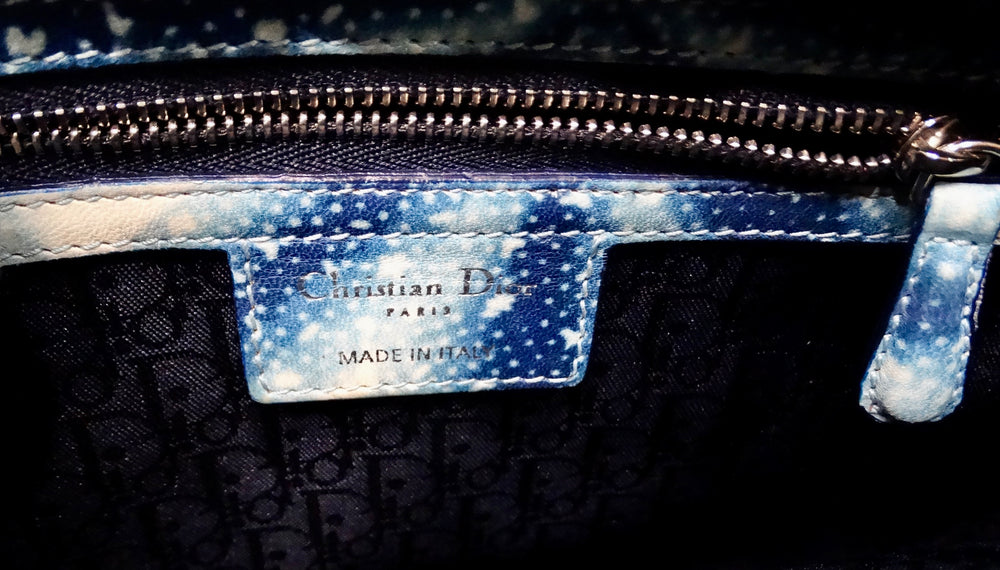 John Galliano for Christian Dior Galaxy Print Lady Dior Handbag S/S 2011
