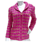 Chanel Fall 1991 Hot Pink Tweed Jacket