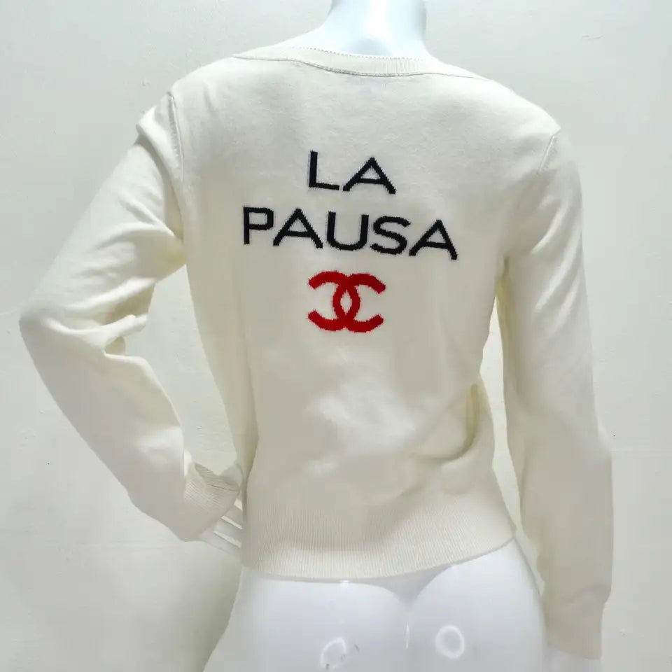 Chanel 2019 La Pausa Cashmere Sweater