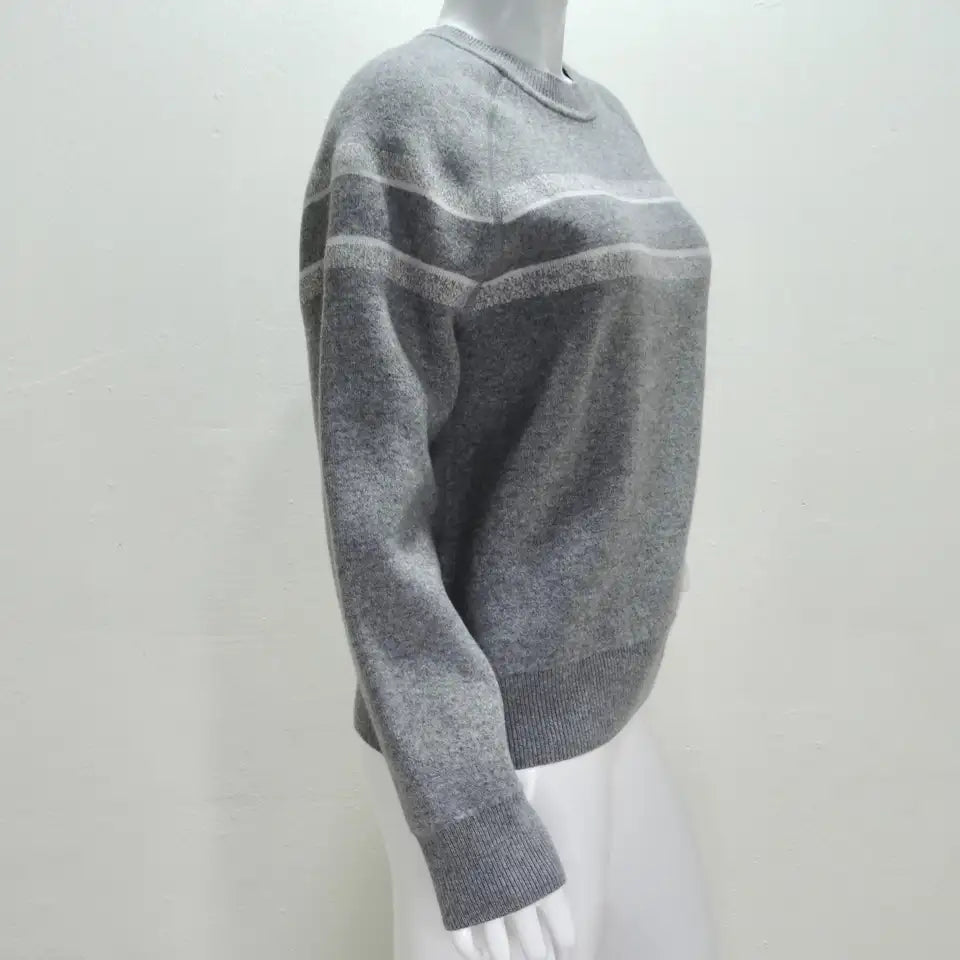 Christian Dior Oblique Reversible Cashmere Knit Sweater