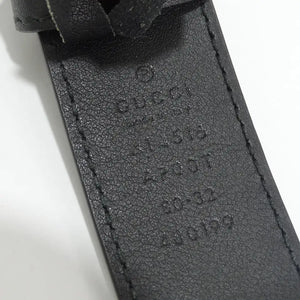 Gucci GG Marmont Black Leather Belt