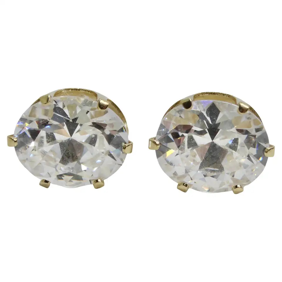 Swarovski 18k gold hot sale plated earrings