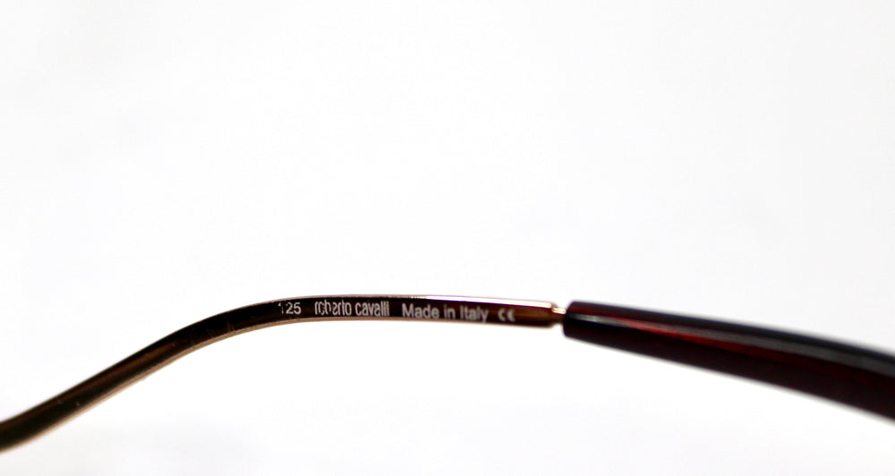 Roberto Cavalli Rhinestone Snake Motif Oversized Shield Sunglasses circa Y2K