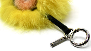 Fendi Yellow Fox Fur Bug Bag Charm – Vintage by Misty