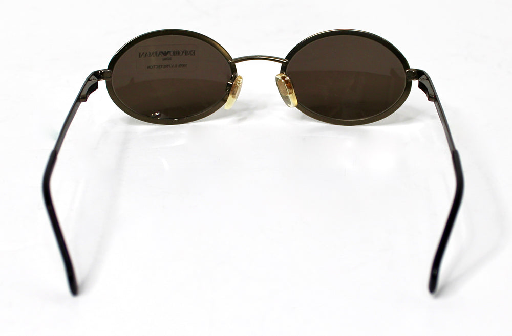 Emporio Armani Oval Metal Frame Sunglasses circa 1990s