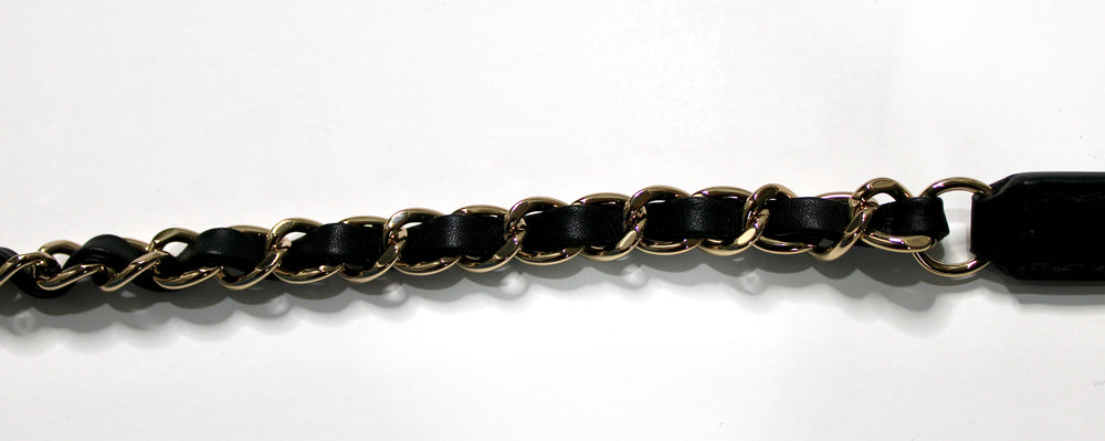 Chanel Black Quilted Calfskin Fringe Flat Tote Bag