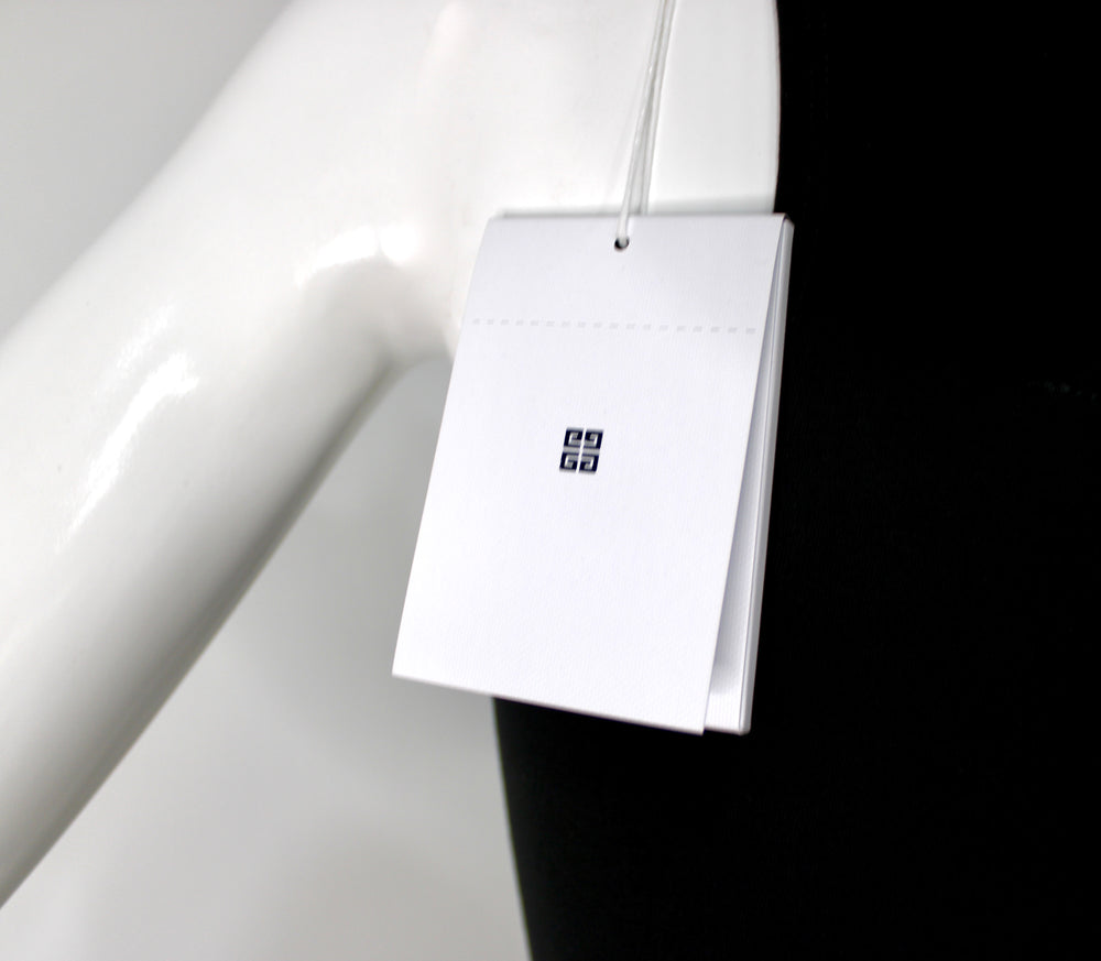 Givenchy Black Logo Print Cotton Tank Top