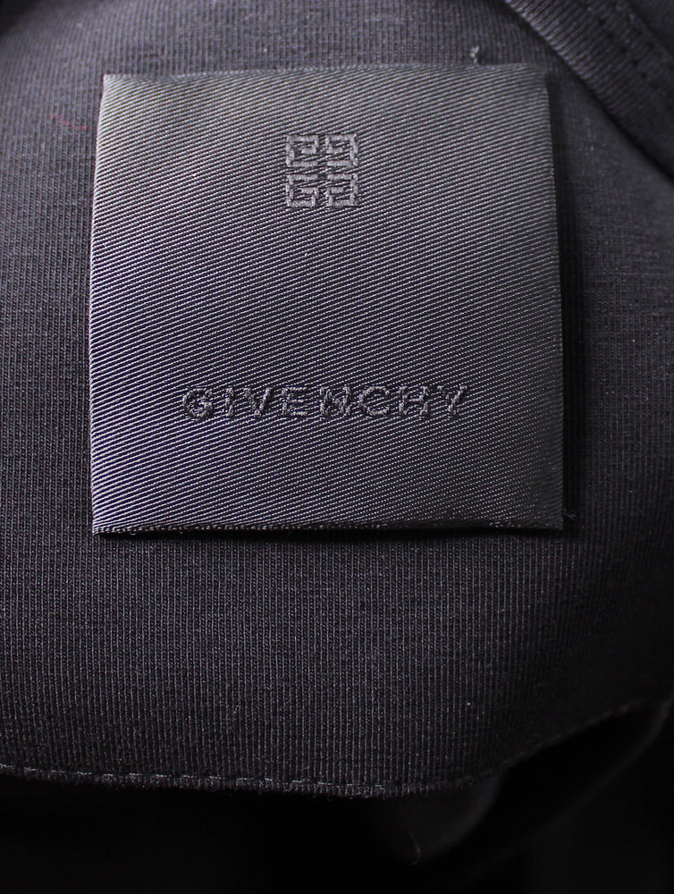 Givenchy Black Logo Print Cotton Tank Top