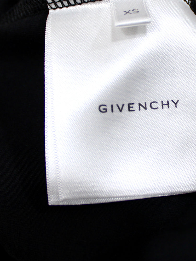 Givenchy Black Logo Print Cotton Tank Top