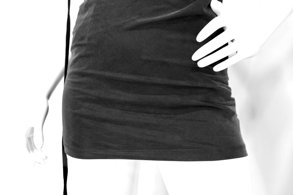 Jacquemus Black La Robe Ciceri Draped Off-The-Shoulder Mini Dress