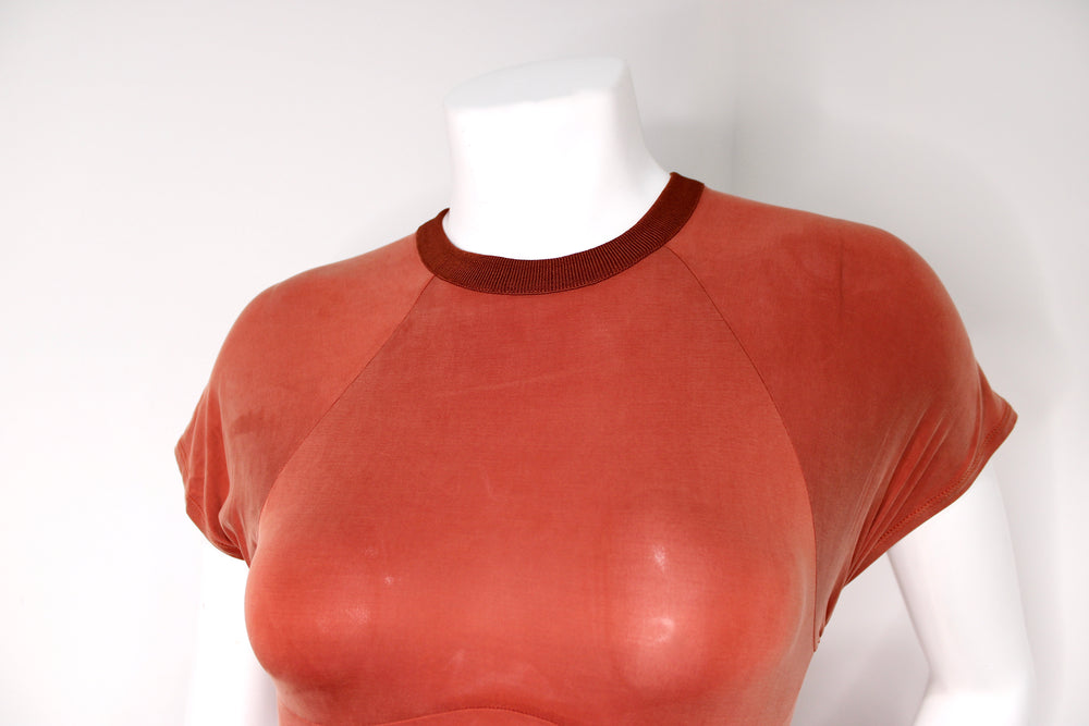 Jacquemus Burnt Orange Mini Dress