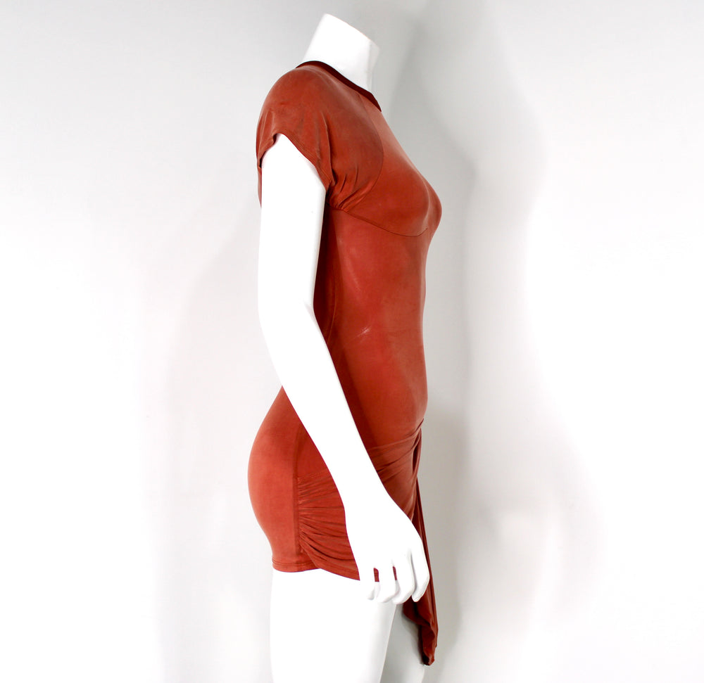 Jacquemus Burnt Orange Mini Dress