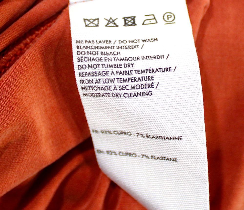 Jacquemus Burnt Orange Mini Dress