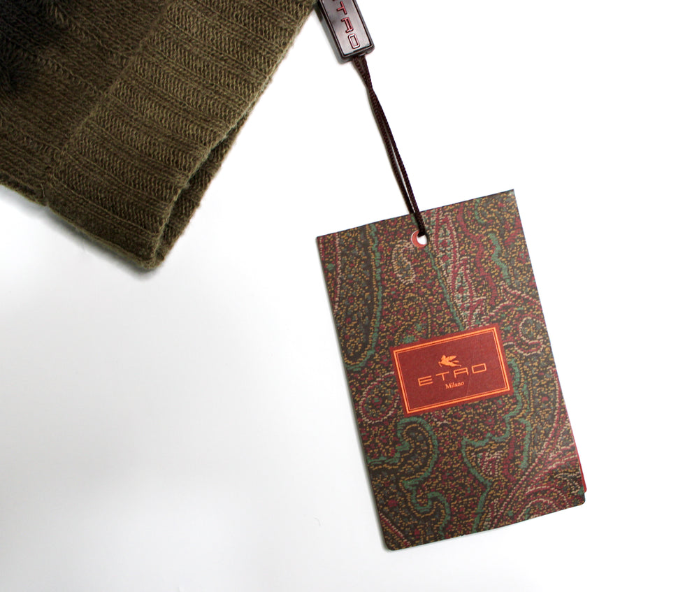 Etro Wool Knit Ombre Micro Shorts