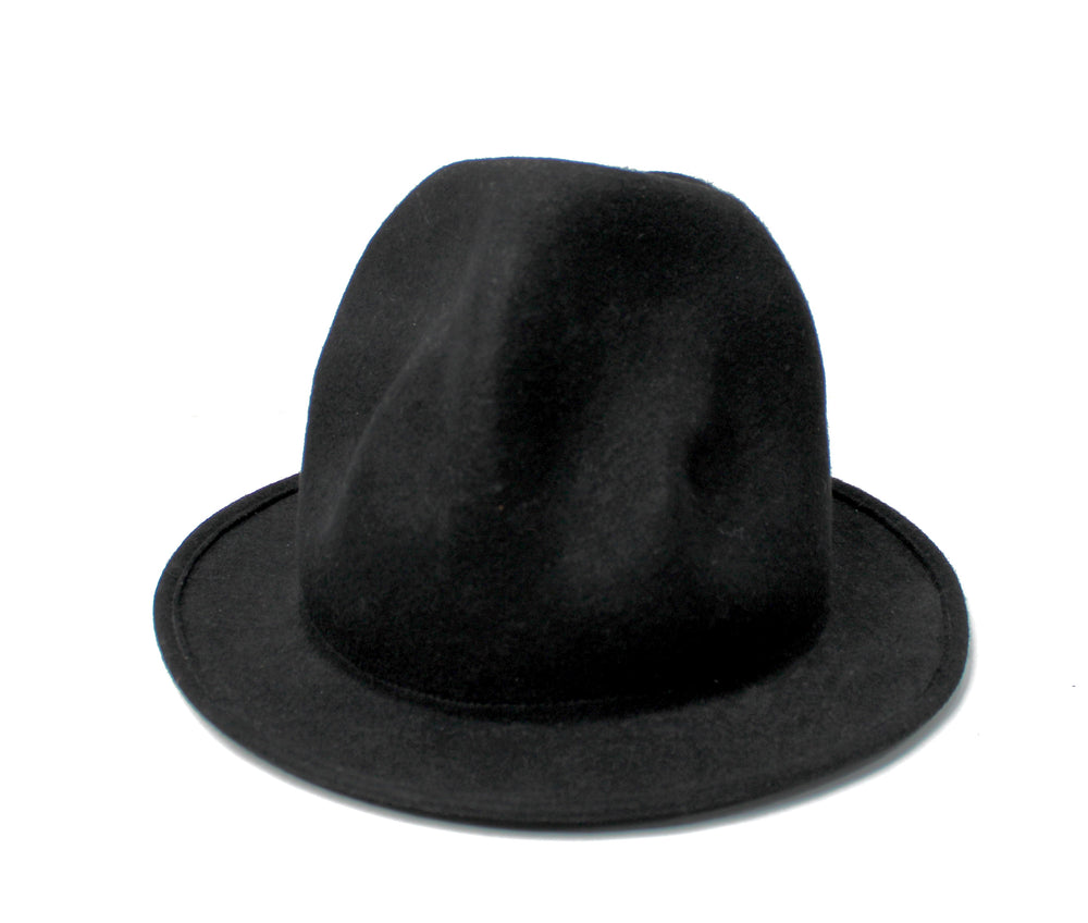 Vivienne Westwood Worlds End Black Wool Felt Mountain Hat