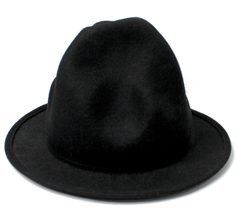 Vivienne Westwood Worlds End Black Wool Felt Mountain Hat