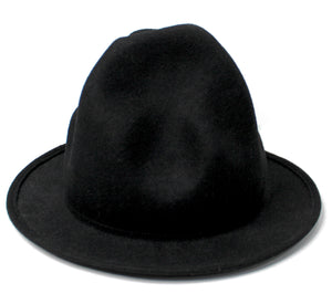 Vivienne Westwood Worlds End Black Wool Felt Mountain Hat