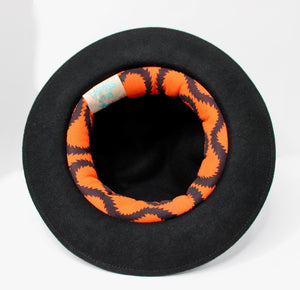 Vivienne Westwood Worlds End Black Wool Felt Mountain Hat