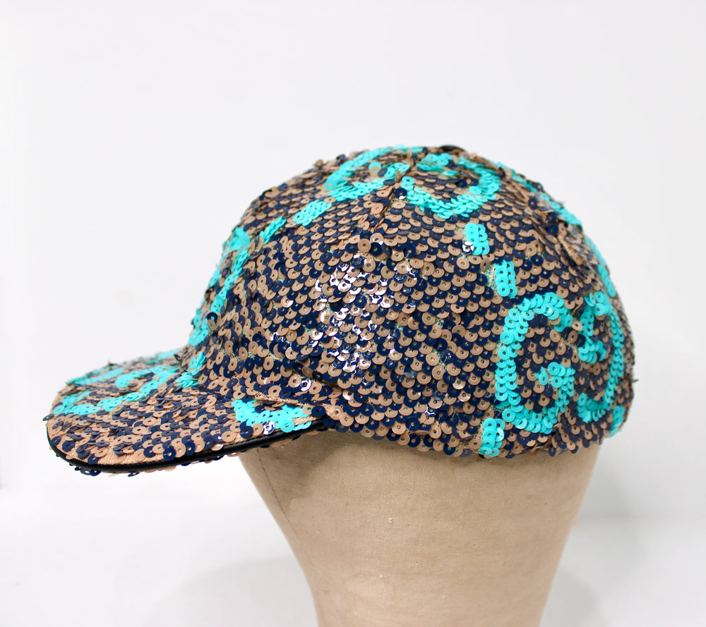 Gucci Sequined GG Baseball Hat circa 2019 – Vintage by Misty display picture 2