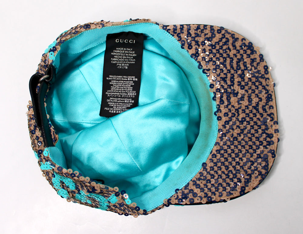 Authentic Gucci Sequin 2019 Runway Baseball Cap Size Medium Gucci | Accessories | Authentic Gucci Sequin 29 Runway  main image 2