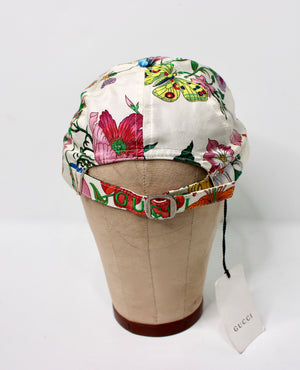 Gucci Floral Print & Green PVC Baseball Hat – Vintage by Misty