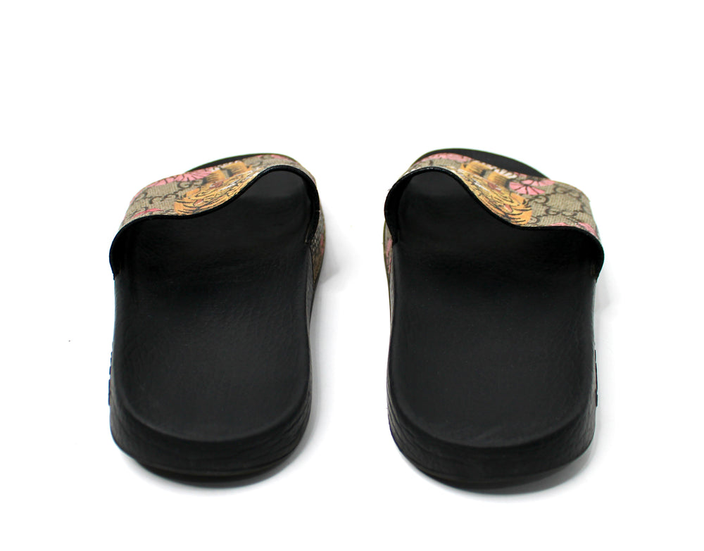 Gucci GG Monogram Bengal Print Slide Sandals – Vintage by Misty display picture 2
