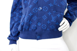 Louis Vuitton x Yayoi Kusuma Blue Monogram Sun Graphic Cardigan